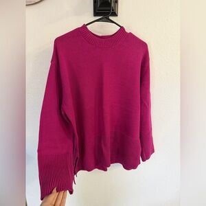 GAP Fuchsia Crewneck Sweater